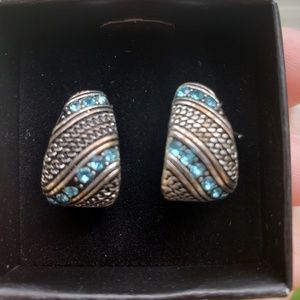 Alexandria Earrings - Blue